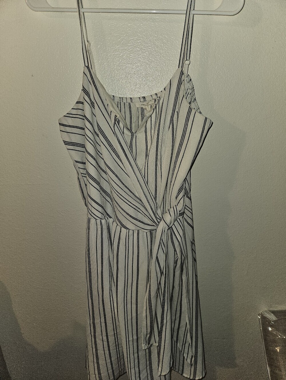 Maurices Womans Spaghetti Strap Striped Dress Size Xl